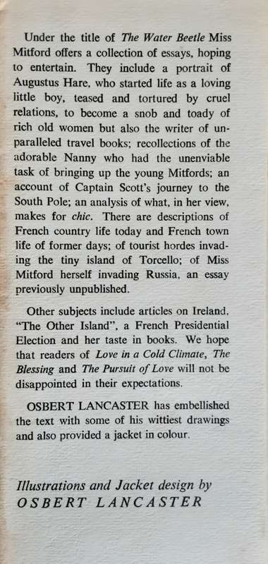 The Water Beetle by Nancy Mitford **FIRST EDITION**