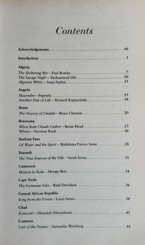 A Basket of Leaves, 99 Books that Capture the Spirit of Africa by Geoff Wisner