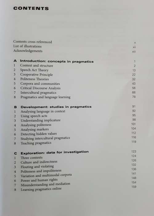 Pragmatics, A Resource Book for Students by Joan Cutting 3rd Edition
