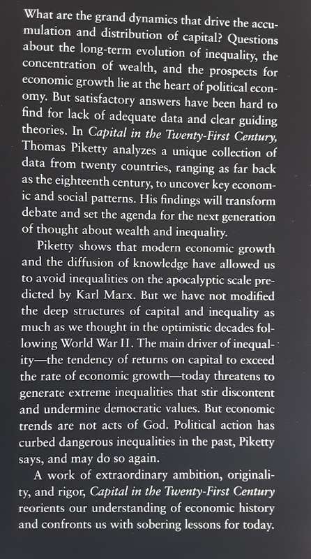 Capital in the Twenty-First Century by Thomas Piketty