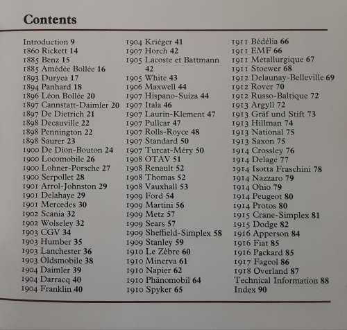 Classic Car Guides Veteren Vintage Cars 2 Volumes by Michael Sedgwick