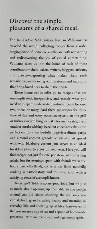 The Kinfolk Table, Recipes for Small Gatherings by Nathan Williams