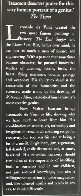 Leonardo Da Vinci The Biography by Walter Isaacson