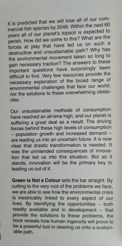 Green is Not A Colour, Evironmental Issues by Devan Valenti and Simon Atlas