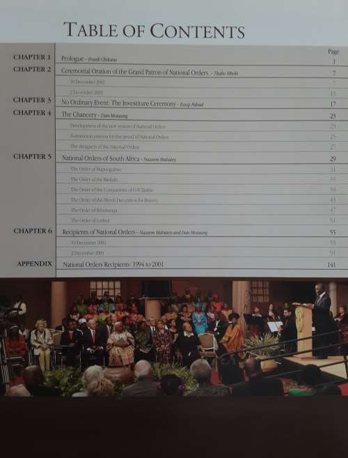 Highest Honour, South African National Orders edited by Nazeem Mahatey