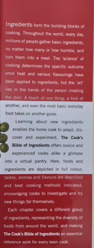 The Cook`s Bible of Ingredients, an illustrated reference to over 1000 foods by Margaret Brooker