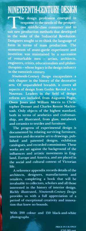 Nineteenth-Century Design from Pugin to Mackintosh by Charlotte Gere and Michael Whiteway