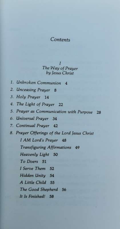 Prayer and Meditation, Jesus and Kuthumi dictated to the Messengers Mark and Elizabeth Prophet