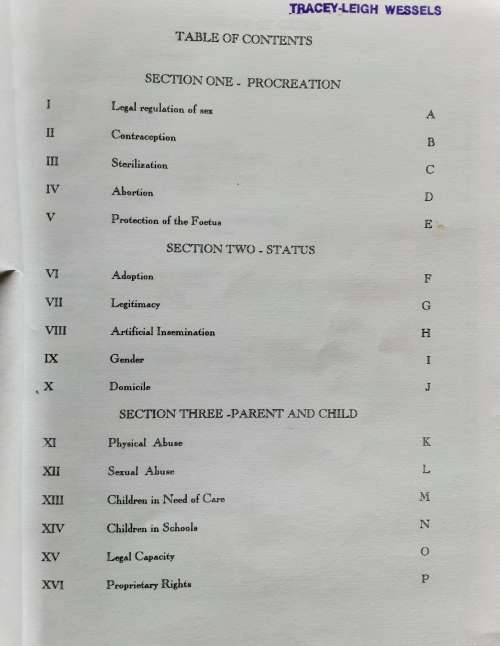 Parent and Child Casebook by M C J Olmesdahl