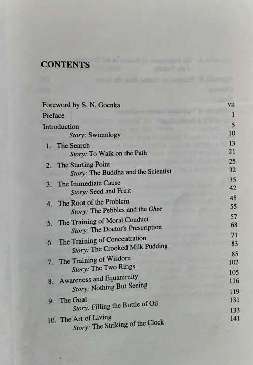 The Art of Living, Vipassana Meditation as taught by S N Goenka by William Hart