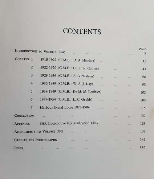 Steam Locomotives of the South African Railways vol 1 and 2 1859-1955 by D F Holland