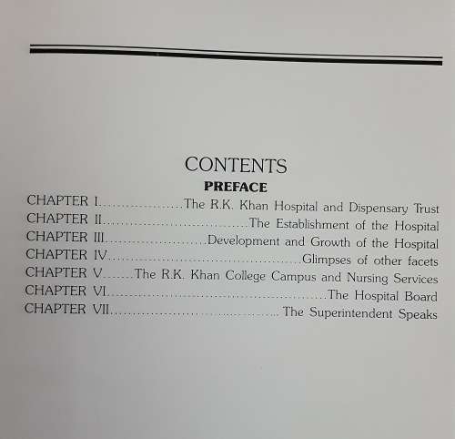 R K Khan Hospital 1969-1989 by the Editorial Committee