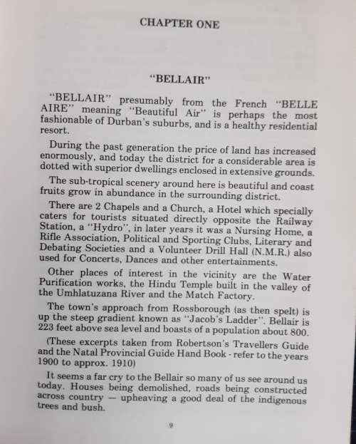 The History of Bellair School 1872-1981 by Joyce M Roach **SIGNED COPY**