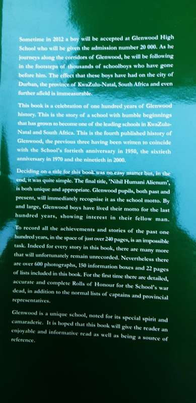 Nihil Humani Alienum, The Story of Glenwood High School 1910-2010 by Kevin Jordan
