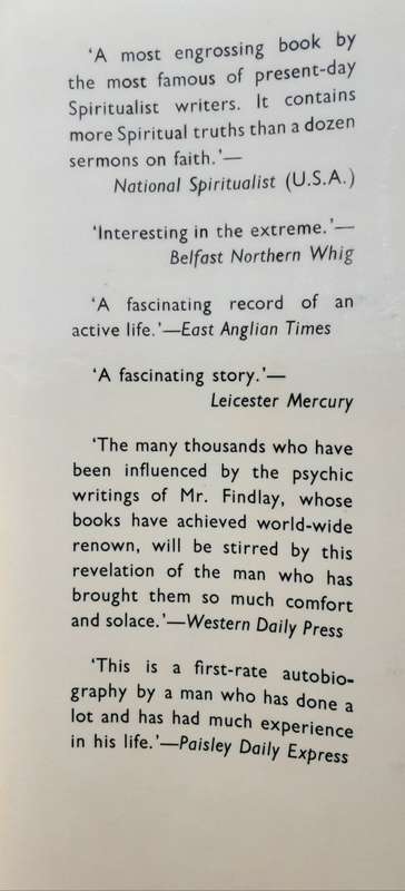 Looking Back The Autobiography of a Spiritualist by Arthur Findlay