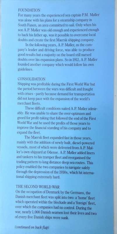 With Constant Care.... A P Moller, Shipowner 1876-1965 by Ove Hornby