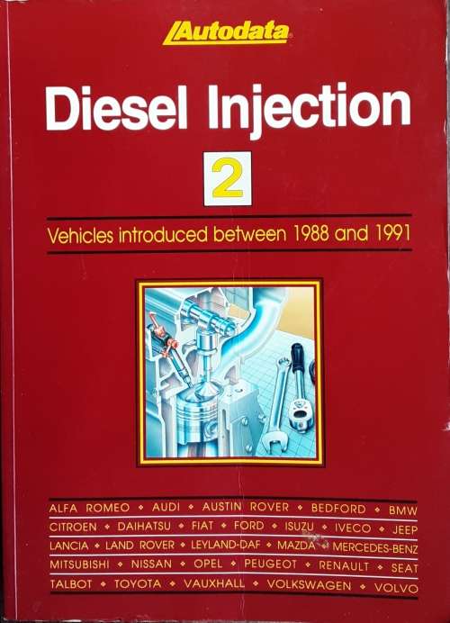 Diesel Injection 2, Vehicles introduced between 1988 and 1991 by Autodata