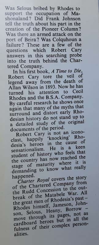 Charter Royal by Robert Cary