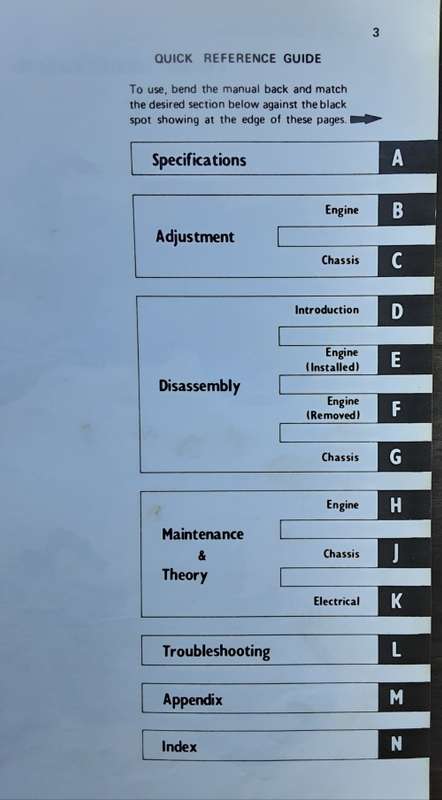 Kawasaki KZ440 Motorcycle Service Manual