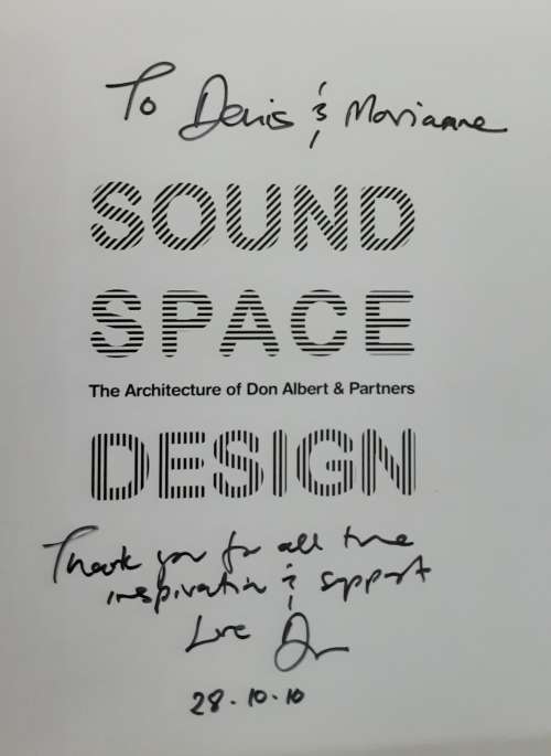Sound Space Design The Architecture of Don Albert and Partners **SIGNED COPY**