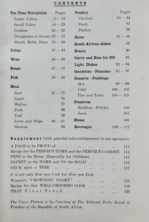 The Blesbok Recipe Book, Appetizers Whims Fancies