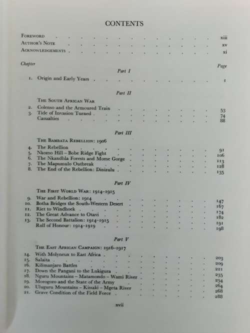 The Durban Light Infantry vol 1 1854 to 1934 vol 2 1935 to 1960 by A C Martin **SIGNED COPIES**