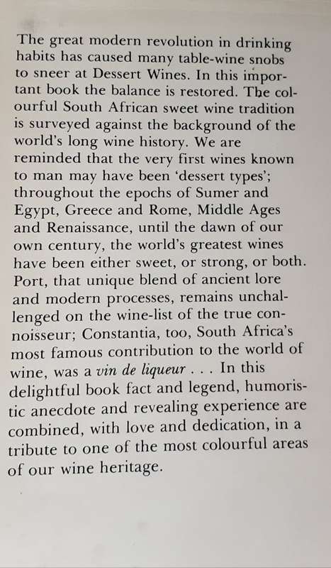 Dessert Wine in South Africa by Andre Brink