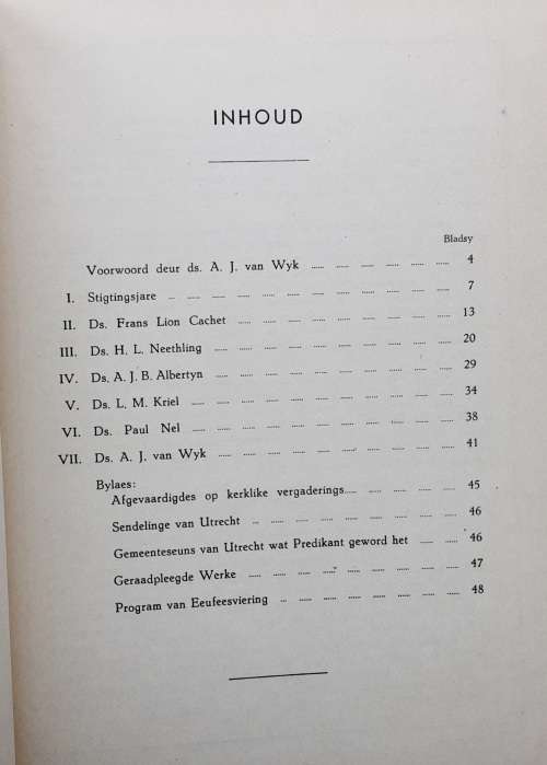 Eeufeesgedenkboek van die Gemeente Utrecht 1854-1954 by Du Toit