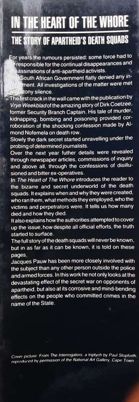 In the Heart of the *****  by Jacques Pauw **FIRST EDITION**