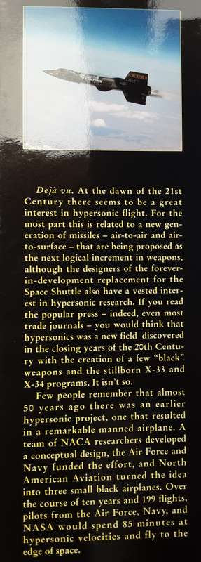 Hypersonic The Story of The North American X-15 by Dennis R Jenkins and Tony R Landis