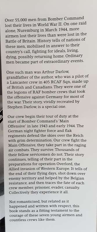 Lancaster Down! The Extraordinary tale of seven young airman at war by Stephen Darlow