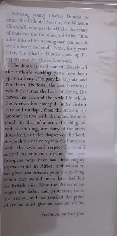 African Crossroads by Sir Charles Dundas