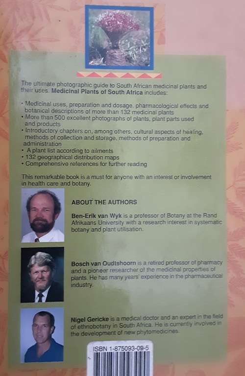 Medicinal Plants of South Africa by Ben-Erik Van Wyk, Bosch Van Oudsthoorn and Nigel Gericke