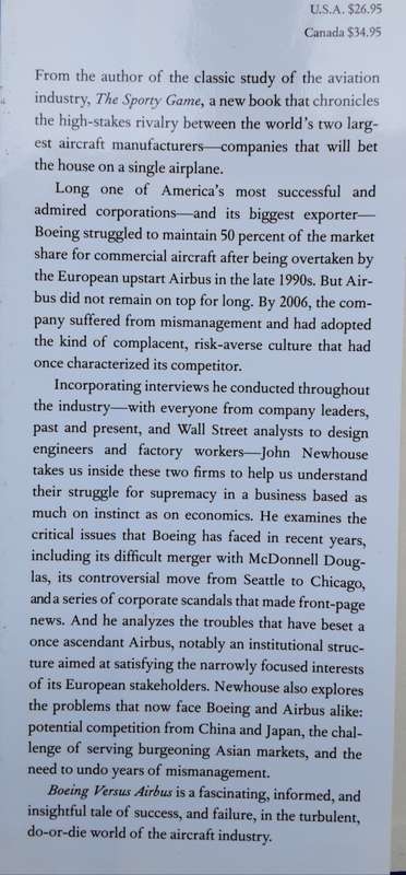 Boeing Versus Airbus by John Newhouse