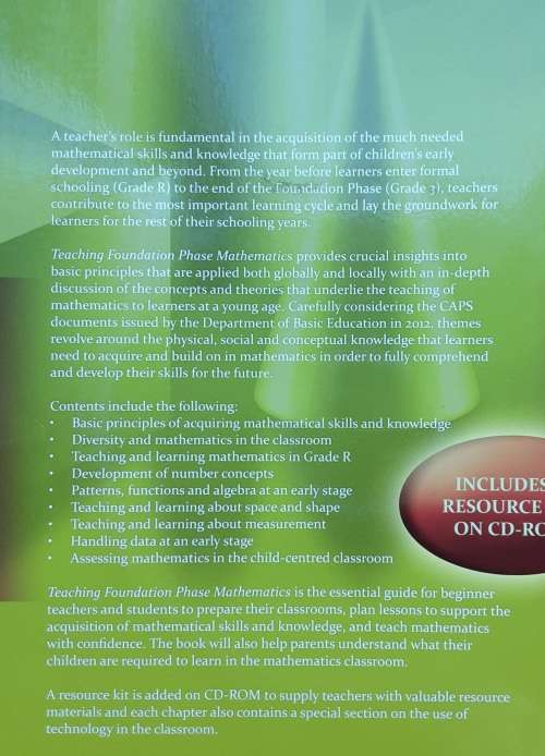 Teaching Foundation Phase Mathematics, A Guide for S A Students and Teachers by Naude and Meier