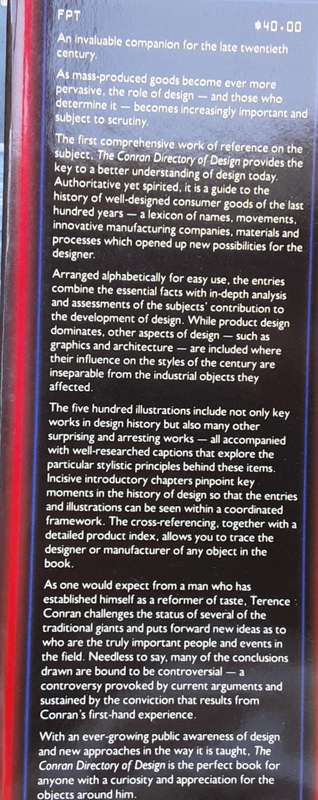 The Conran Directory of Design edited by Stephen Bayley