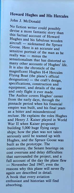 Howard Hughes and his Hercules by John J McDonald