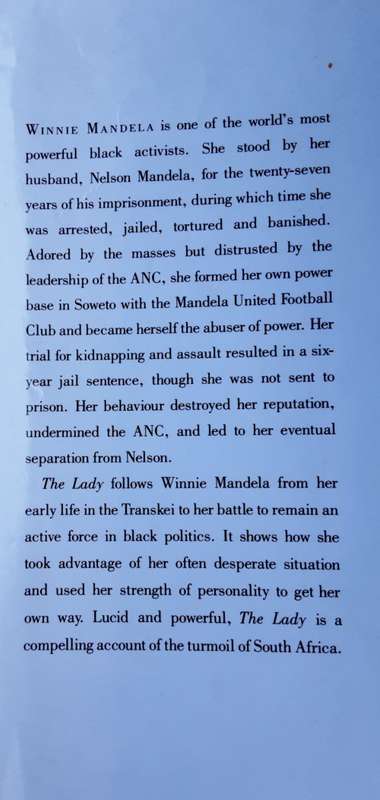 The Lady The Life and Times of Winnie Mandela by Emma Gilbey