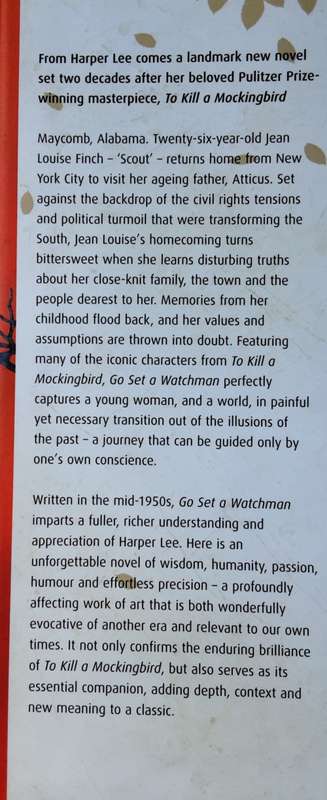 Go Set A Watchman by Harper Lee **First Edition**