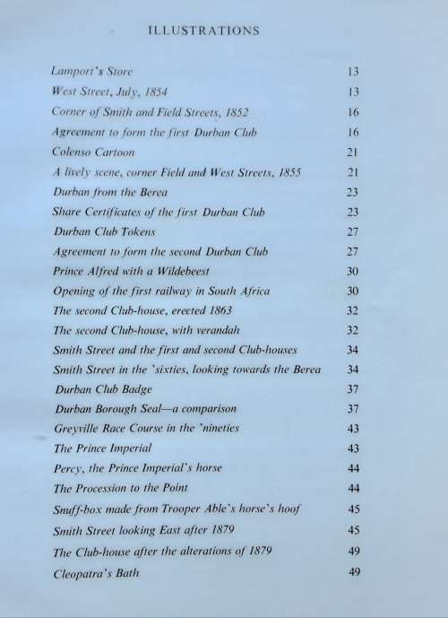The Story of the Durban Club by Daphne Strutt