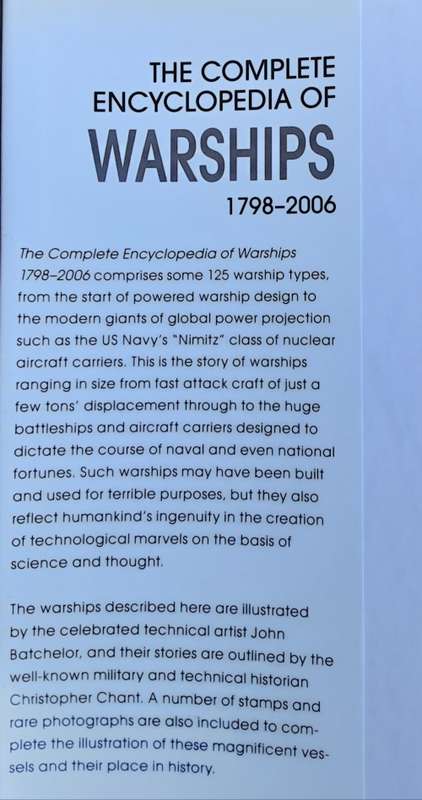 The Complete Encyclopedia of Warships, Steam, Turbine, Diesel, Nuclear 1798-2006 by Batchelor