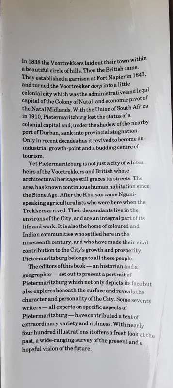 Pietermaritzburg 1838-1988 A new portrait of an African City by Laband and Haswell