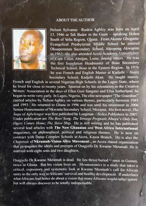 Nkrumanomics Recipe For Africa`s Emancipation by Nelson S R Agbley