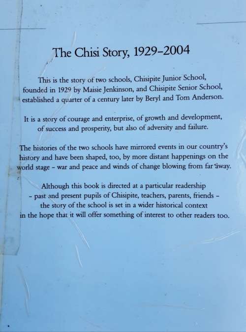 The Chisi Story 1929-2004 by Anna McCarthy