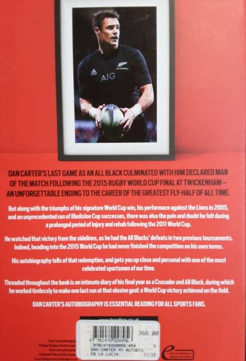 Dan Carter, The Autobiography of an All Blacks Legend