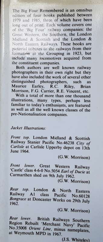 The Big Four Remembered by J S Whiteley and G W Morrison
