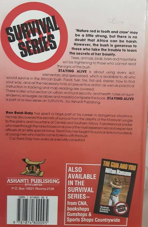 Staying Alive, A Southern African Survival Handbook by Ron Reid-Daly