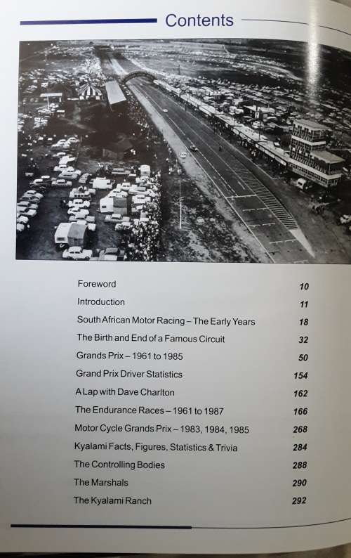 Kyalami, A Reflection on the History of the Original Circuit 1861-1987 by Andre Loubser