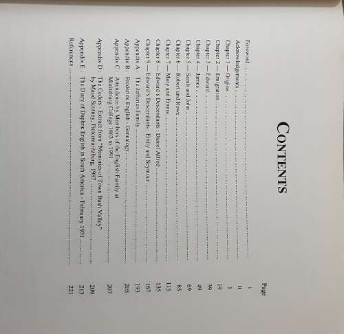 English, A History of the Descendants of Daniel English 1816-1892 with Genealogy from 1600-1992