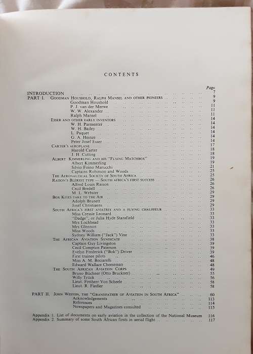 Pioneers of Early Aviation in South Africa by Hannes Oberholzer